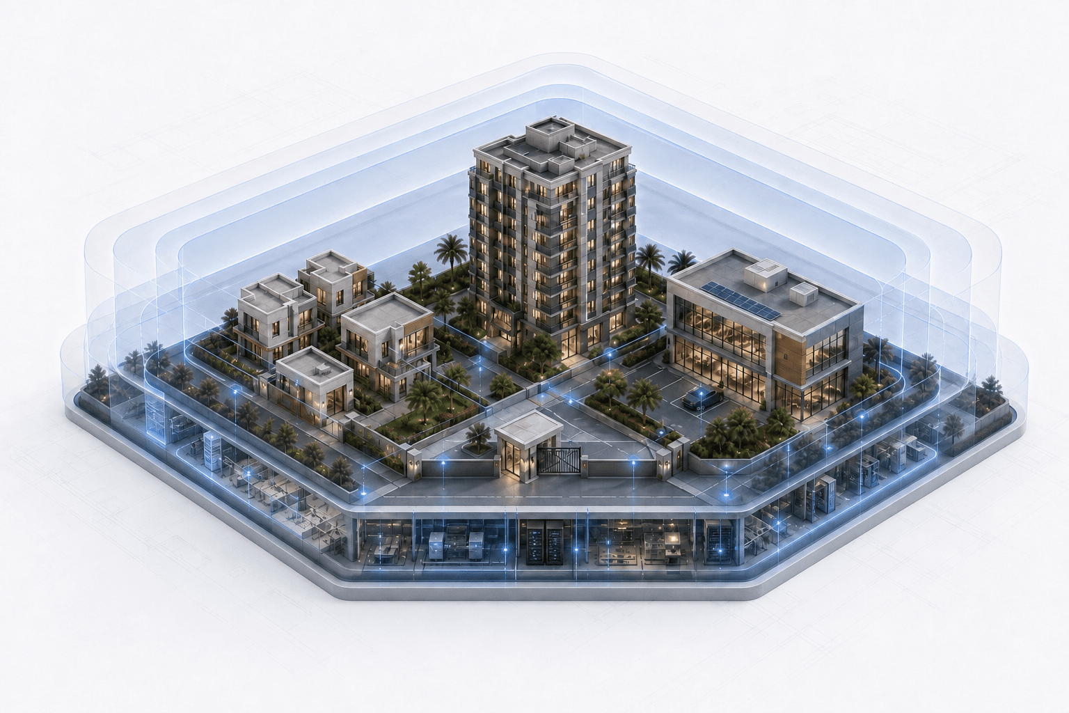 A Mekaana property model protected by contextual operating boundaries.